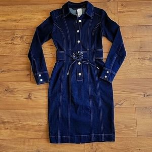 NWT White House Black Market Jean Dress 00